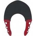 Парикмахерский многоразовый воротник для стрижки и окрашивания Y.S.Park 0.3 мм черный с красным